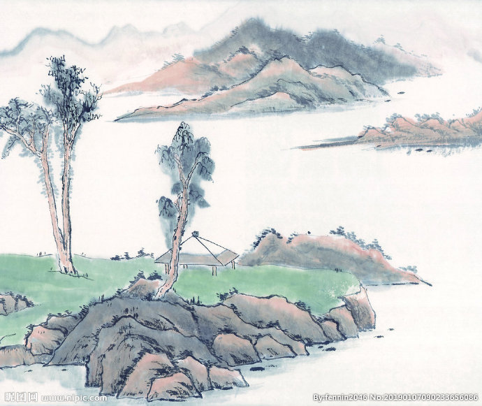 G山水风景中国风