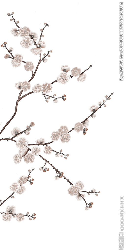 G中式花鸟图玄关
