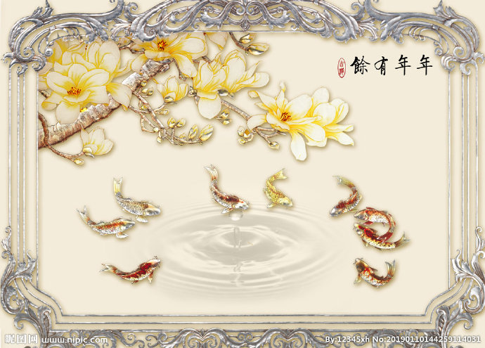G手绘背景墙手绘