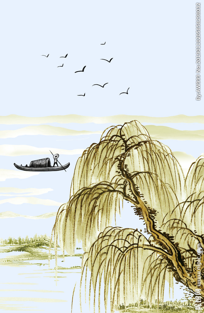 G水墨山水背景墙