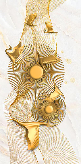 新中式抽象3D立
