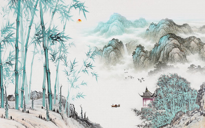 绿竹山水新中式水