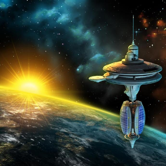 宇宙银河星空风景