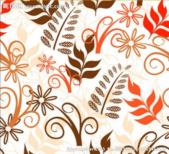 G树叶壁纸背景墙