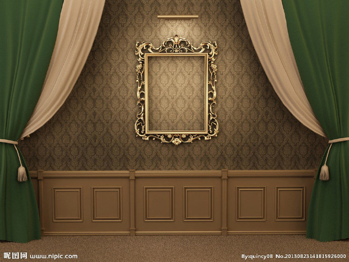 G欧式背景墙背景