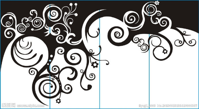 G欧式花背景墙欧