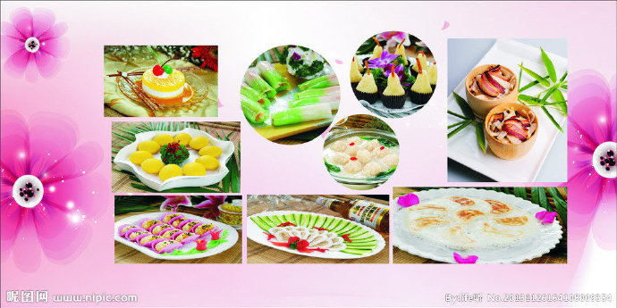 G小吃背景图餐饮