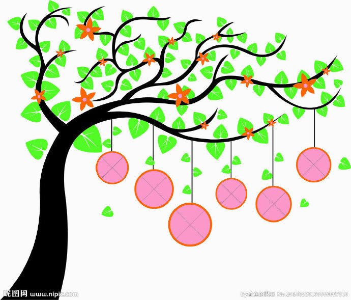 G失量树背景墙失