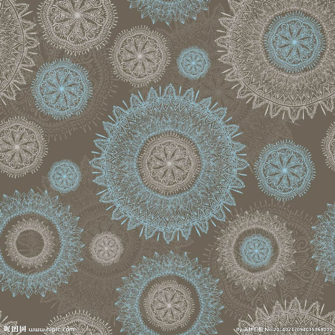 G复古花纹背景背