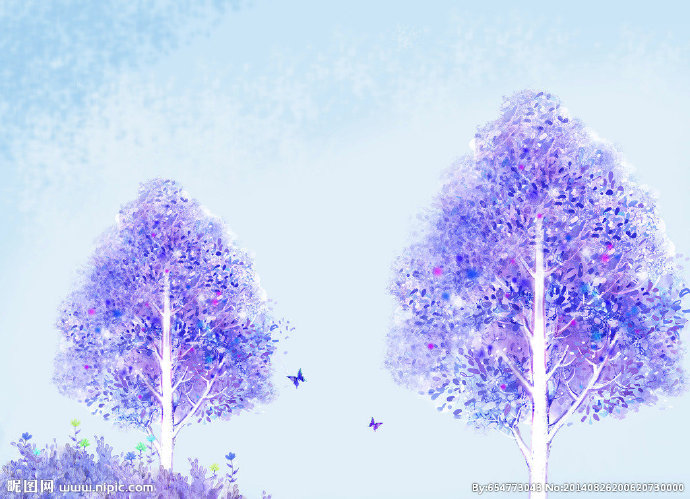 G梦幻树背景墙梦