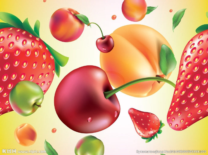 G水果背景餐饮水