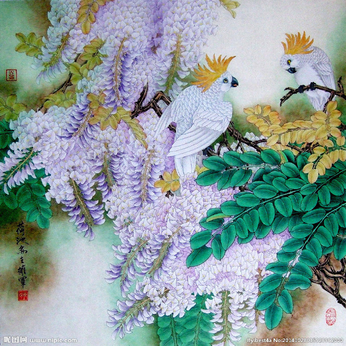 G工笔国画花鸟装