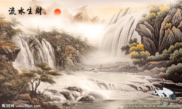 G山水国画 分层