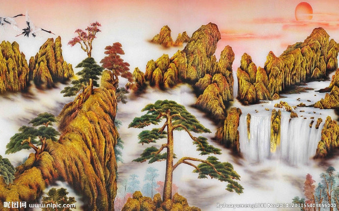 G江山多娇背景墙