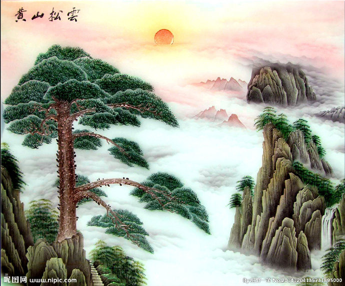 G艺术玻璃 黄山