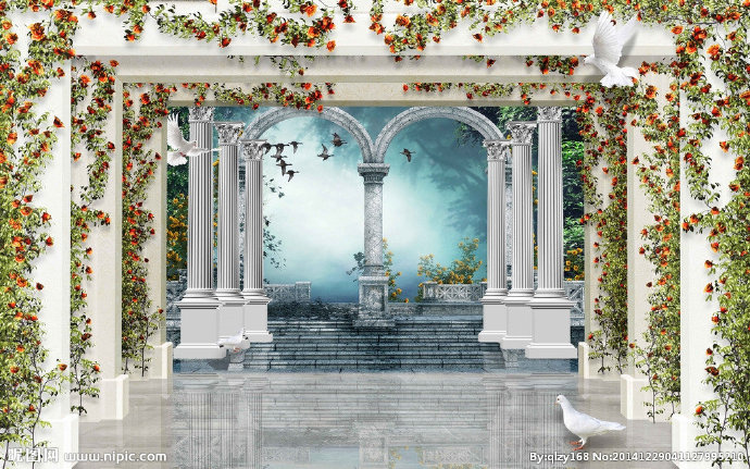 G欧式风景3d罗