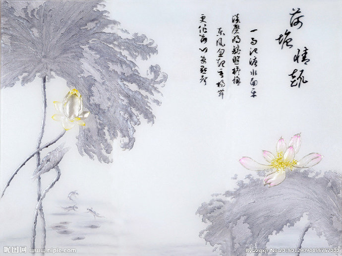 G荷塘情怀电视墙