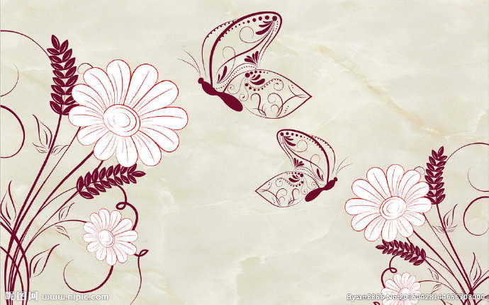 G欧式简约梦幻花