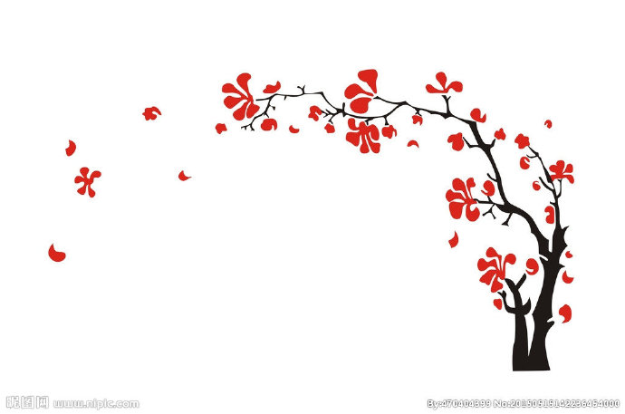 G树花墙纸背景墙