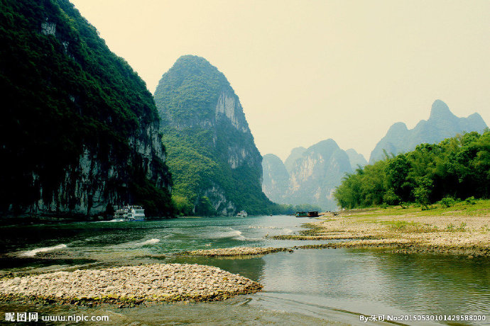 G杨堤山水背景墙