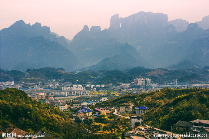 G张家界天门山背