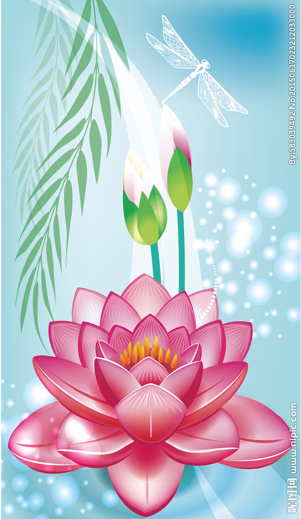 G梦幻莲花玄关背