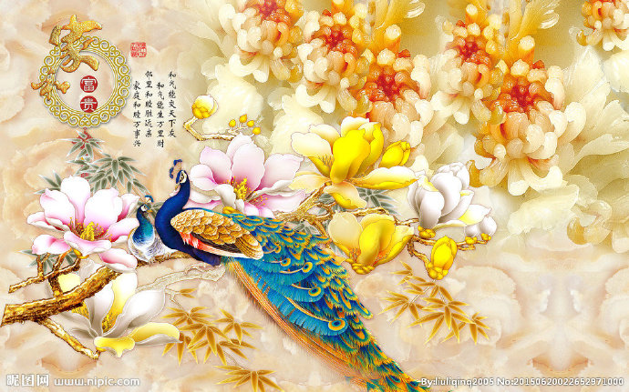 G家和富贵彩雕背