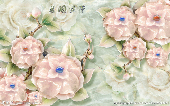 G高清玉雕背景墙