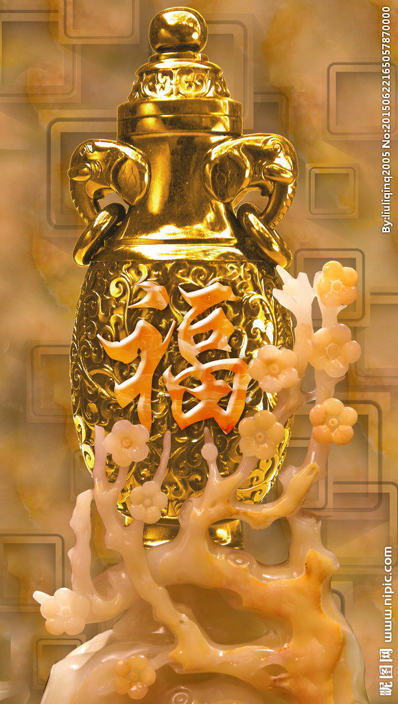 G金瓶玉福玄关背