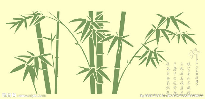 G竹背景墙竹背景