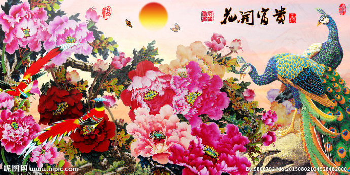 G钻石画十字绣花