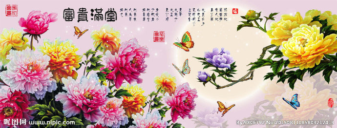 G十字绣钻石画花