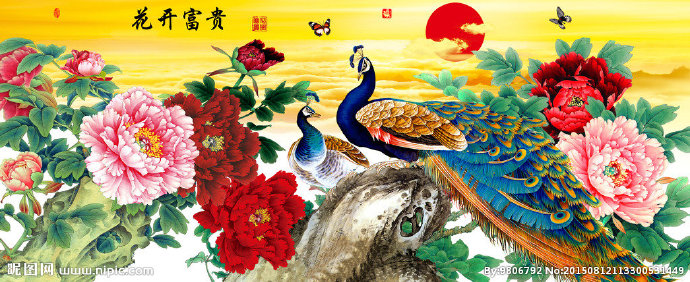 G十字绣钻石画花