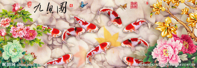 G十字绣钻石画九