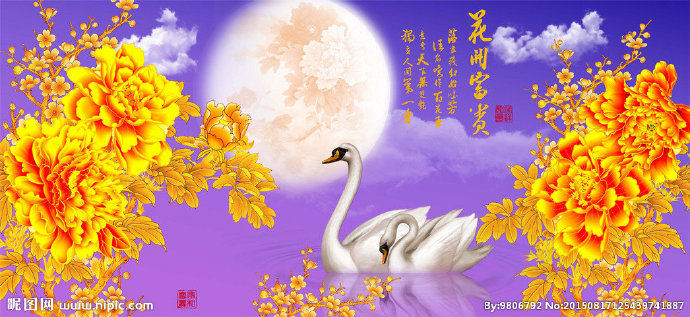 G十字绣钻石画花