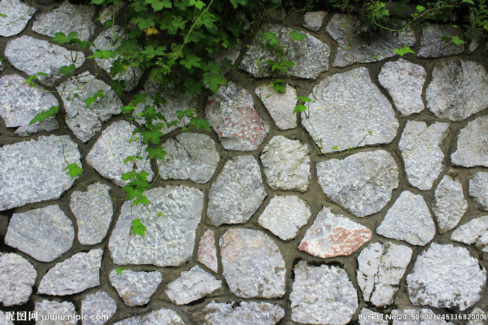 G山石墙素材背景