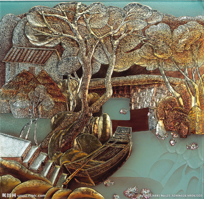 G老树人家背景墙