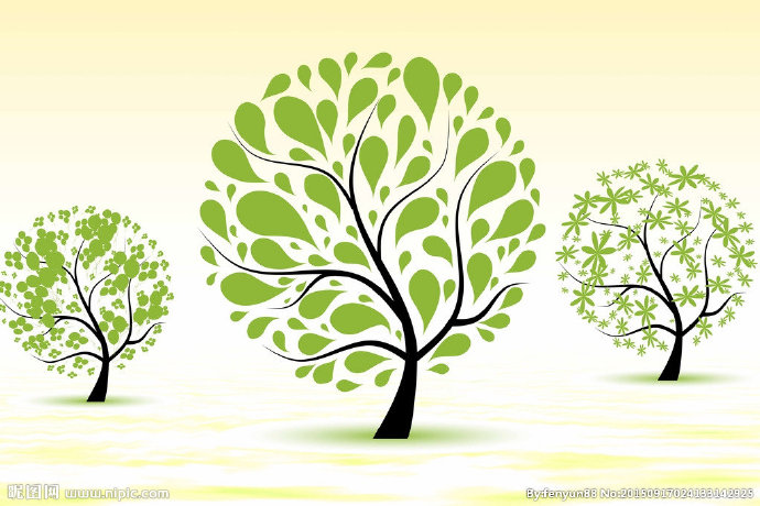 G树木图片背景墙