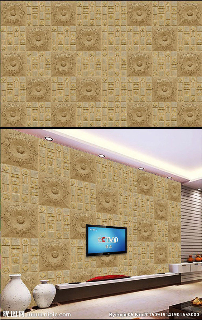 G欧式花纹硬包背