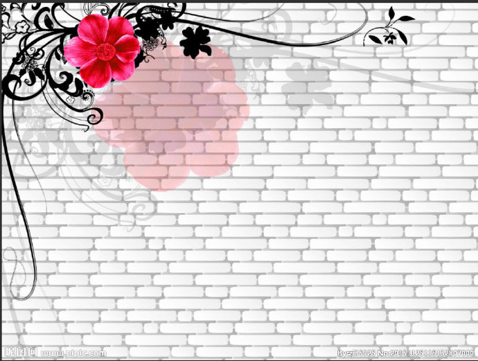 G复古梦幻花背景