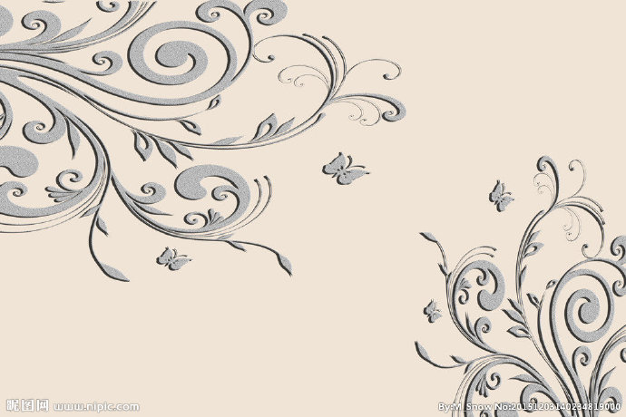 G欧式花纹花藤背