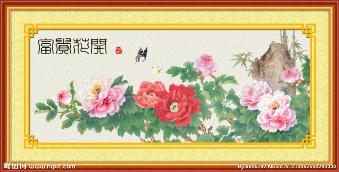 G十字绣钻石画花