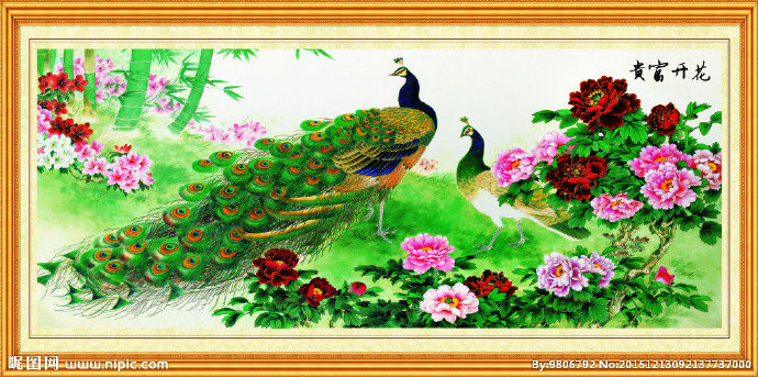 G十字绣钻石画花