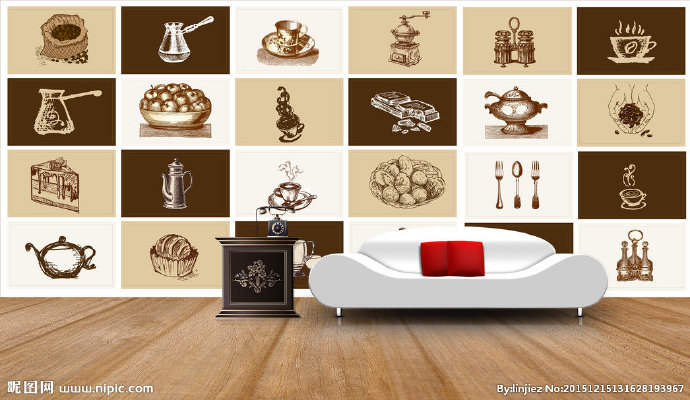 G咖啡店壁纸背景