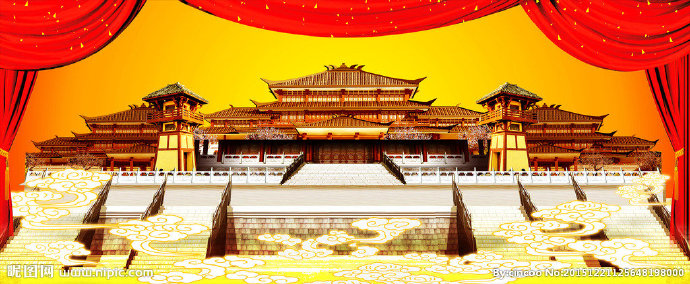 G宫殿舞台背景超