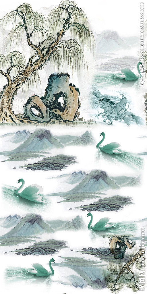 G中国风水墨画图