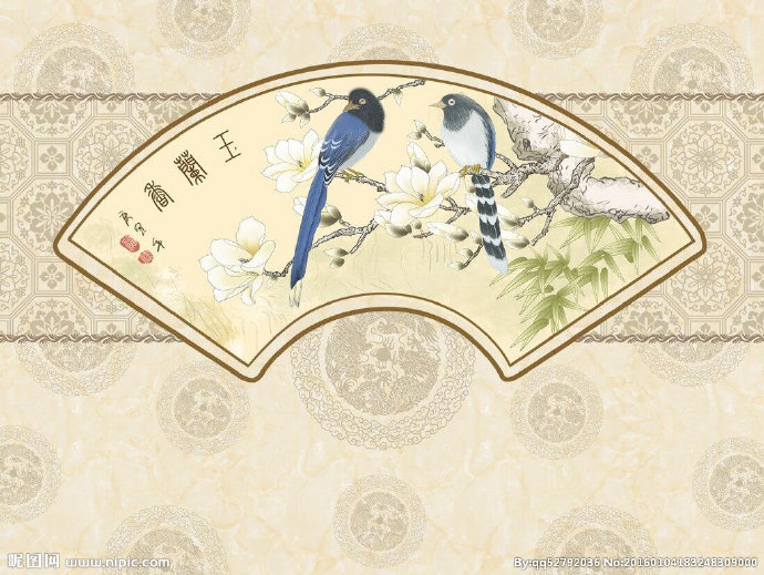 G手绘玉兰香古典