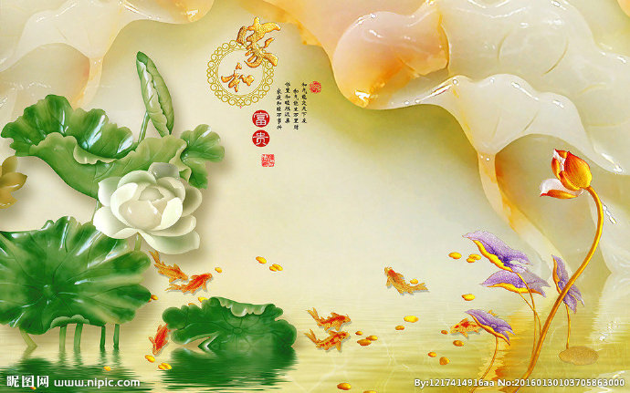 G玉雕背景墙背景