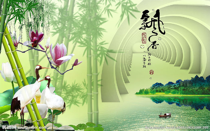 G竹林飘香山水空