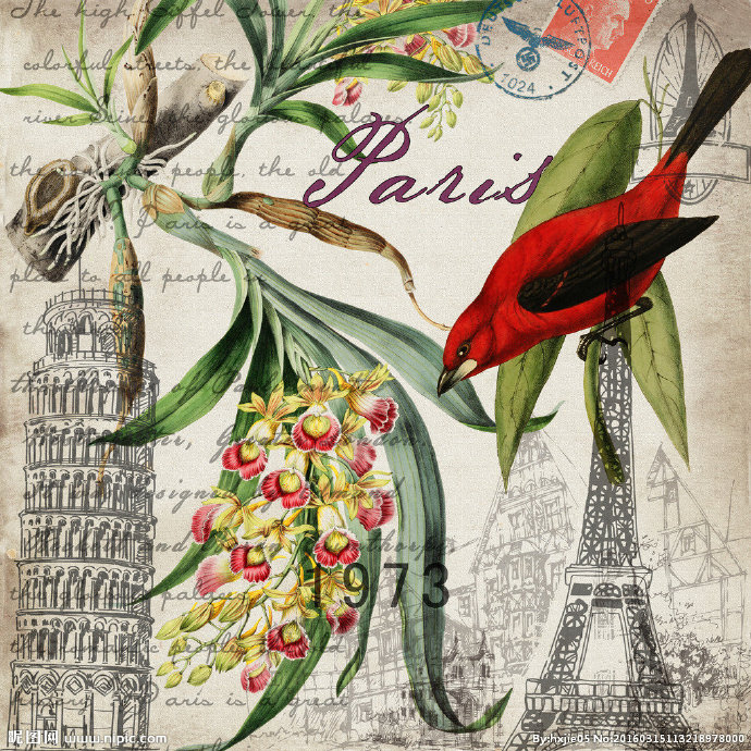 G欧式花鸟装饰画